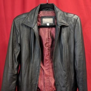 Croft & Barrow Lambskin Leather Jacket